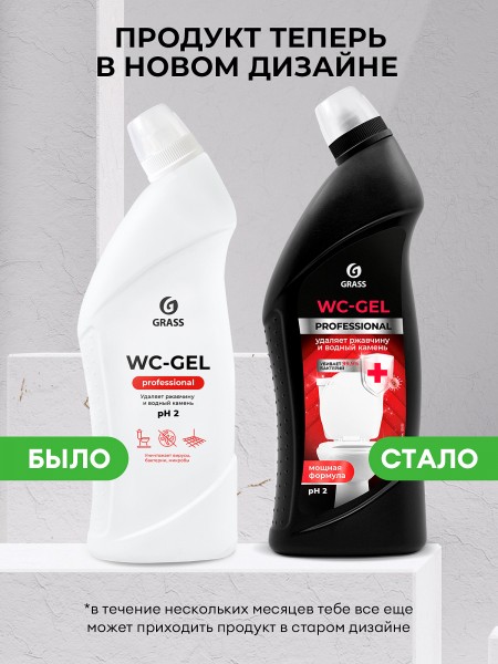 Чистящее средство для сан.узлов "WC-gel" Professional (флакон 750 мл)
