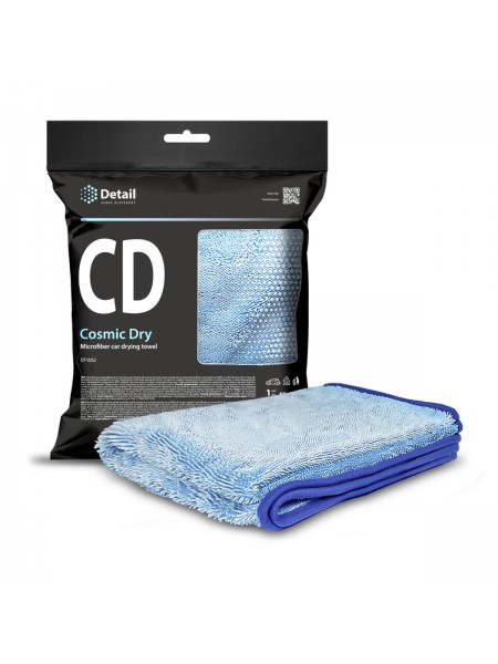 Микрофибровое полотенце для сушки кузова CD "Cosmic Dry" 60*90 см в упаковке