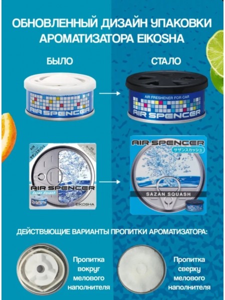 Аромат Eikosha A-28-Sazan Squash - Цитрусовый коктейль