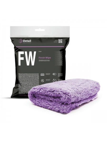 Микрофибровая салфетка для располировки жирных составов FW "Finish Wipe" 40*40
