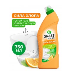 Универсальный чистящий гель "DOS GEL" Сила цитрусов (флакон 750 мл)