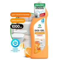 Универсальный чистящий гель "DOS GEL" Сила цитрусов (флакон 1000 мл)