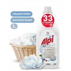 Концентрированное жидкое средство для стирки "ALPI white gel" (флакон 1л)