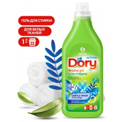 Гель-концентрат для стирки белого белья Dory (флакон 1л)