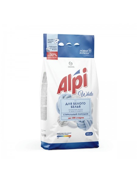 Синтетическое моющее средство порошкообразное Alpi White 10 кг