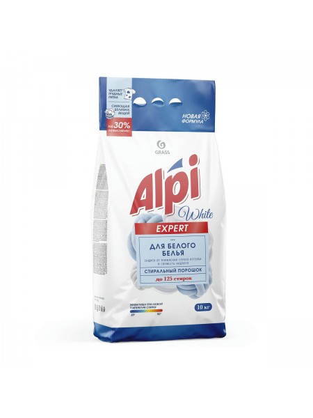 Синтетическое моющее средство порошкообразное Alpi Expert White 10 кг