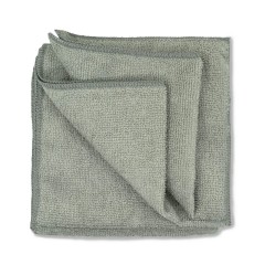 Салфетка микрофибра 220 г/м 30*30 Серая (10шт) УПАК