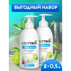 Средство для мытья посуды 2 х 500 мл. Аромат лайм-мята.