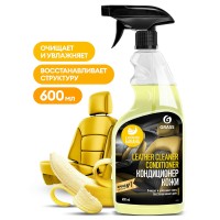 Очиститель-кондиционер кожи "Leather Cleaner Conditioner" Банан (флакон 600 мл)