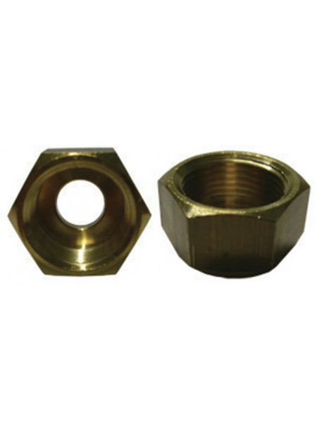 Гайка круглая M14*1, латунь 29.0938.31